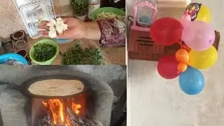 Desi Village staeyl break fast💁🏻kis ka happybirthday💞@RabiaAhmadVlogs 