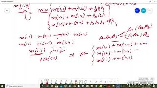 L 29: Matrix Chain Multiplication using Dynamic Programming