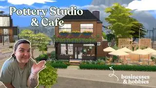 Building a pottery studio, cafe & apartment | Part 1 | The Sims 4 Businesses And Hobbies 🏺☕️