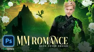Affordable MM Romance Book Cover Design for Self-Pub Author | Photoshop Speed Art
