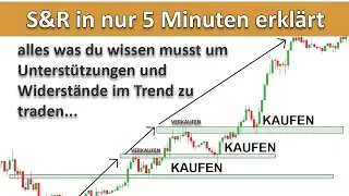 Support & Resistance Trend Trading in 5 Minuten einfach erkl&auml;rt...