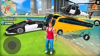Go to Town 6 - Transport Bus & Bike Driving in Open World Game - Android Gameplay