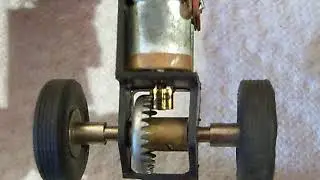 VINTAGE 1/32 STROMBECKER MIDGET RACER MOTOR DEMO / TEST