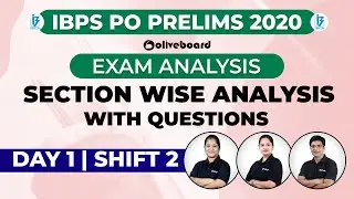 IBPS PO PRELIMS 2020 Exam Analysis - Day 1 | Shift 2 | Section Wise Analysis With Questions