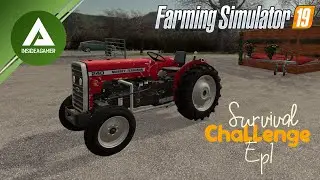 Survival Challenge Series - Farming Simulator 19 - Starting Out With Nothing - First Land Ep:1