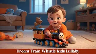 🚂💤 Dream Train Whistle | Calming bedtime lullaby for toddlers and babies 🌙✨