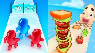 Max Level Gameplay Join Blob Clash 3D VS Sandwich Runner  💥 (Insane 2026 Update) 