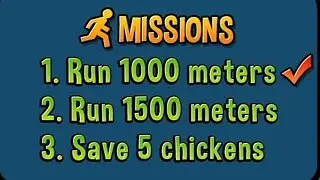 RUN COW RUN.RUN 1000 METERS.COMPLETE MISSION.#like #subscribe