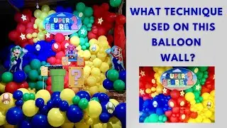 ORGANIC BALLOON WALL | SUPER MARIO THEME | BATTY BALLOONS