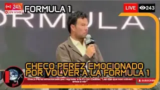 Checo P&eacute;rez emocionado por regresar a la F1 con Cadillac 