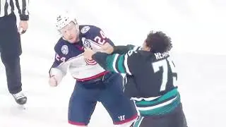 Mathieu Olivier vs Ryan Reaves, Jackets @ Sharks - 6th Jan 2026
