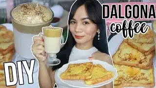 How to make DALGONA COFFEE + Easy French Toast Recipe