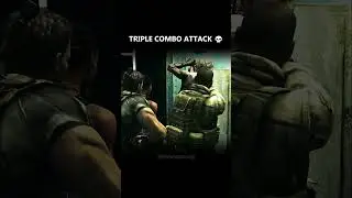 Poor chainsaw man got a Triple combo attack 😂 Resident Evil 5