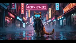 Neon Whiskers 🎤🔥