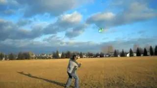 Flying a Prism Snapshot 1.4 speed foil kite