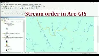 Stream order /River extraction from Flow Direction, Accumulation using DEM and Arc-gis