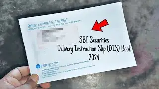 SBI Securities Delivery Instruction Slip (DIS) Book Explained in Hindi 2024