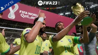FIFA 23 - Brazil vs Germany - Qatar 2022 FINAL | (3-3) Brazil Won 4 -1 on Penalties | PS5&trade; [60fps]