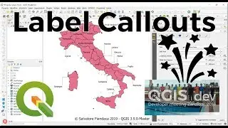 QGIS label callouts