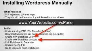 best video on How to install wordpress manually