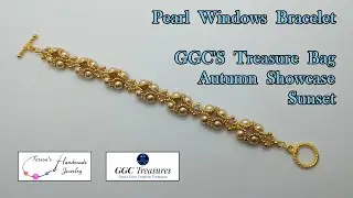 Браслет Pearl Windows | Сумка сокровищ GGC | Осенняя витрина | Закат #ggcbeginningbeaders