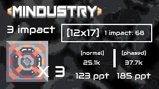 Mindustry schematic | 3 impact (most compact schem)