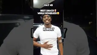 Day 45🎒🥩How I Stay Lean While Homeless😦#outthemud
