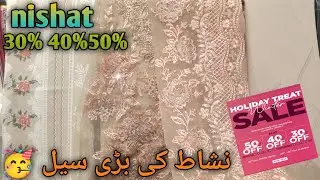 Nishat holiday treat winter sale 2025 || nishat winter sale collection 😍💝