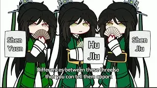 Differences between Shen Yuan, Shen Jiu and my fanfiction's Hu Jiu