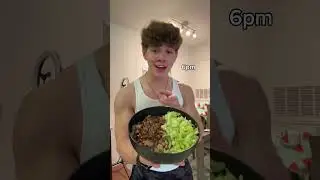 Целый день еды во время резки