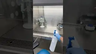 Prepping a Bio Safety Cabinet for Experiments