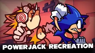 FNF | POWERJACK RECREATION!! - Vs.Sonic.EXE: RERUN | (FLEETWAY) (SONIC) (FIGHT)