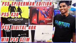 PS5 Spiderman 2 Edition in India Prices + New PS5 43,000 Rs.