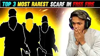 TOP- 3 MOST RAREST & DEMANDING SCARF IN FREE FIRE #shorts #freefireshorts