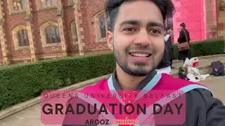 Graduation Day in UK Vlog & Full Ceremony 2023: Queens University of Belfast Business School