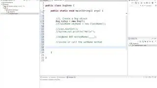 Writing a Basic Class with Java