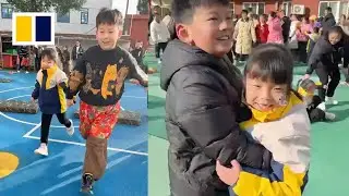 Boy stands in for dead father at sister&rsquo;s school sports day