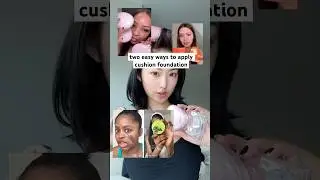 two easy ways to apply cushion foundation to get a flawless base (tutorial for beginners)🤍