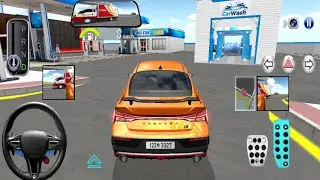 Tesla Electric Car In Fuel Pump - 3D Driving Class Simulation - Android Gameplay