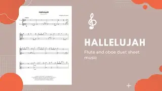 Hallelujah Flute and Oboe Duet Sheet Music