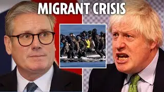 &lsquo;It&rsquo;s transparent racism!&rsquo; Boris blasts Keir over migrants & demands Rwanda plan is resurrected