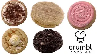Crumbl 1/8/24 Strawberry, Waffle, PB Cookies & Cream, Snickerdoodle Sandwich, Banana Bread