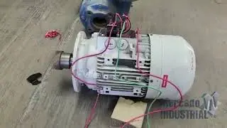 Prueba a motor el&eacute;ctrico 10 HP 4 polos 1760 RPM marca SIEMENS