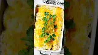 Salsa Verde Chicken Enchiladas