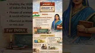 #SAVITRIBAI PHULE JAYANTI (3rd -JANUARY) -2026