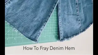 How to Fray Denim Hem