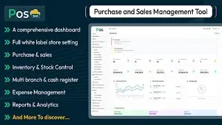 POS SaaS Purchase and Sales Management Tool