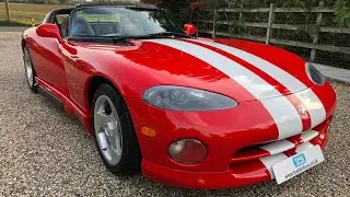 1992 Dodge Viper 8.0L V10 Roadster 6-Speed Manual