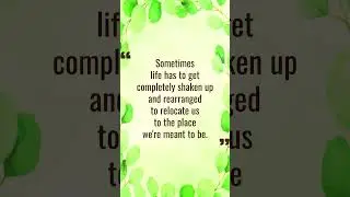A Moment of Healing | Sometimes life has to... #shorts #quotes #quote #healing #love