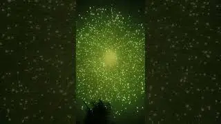 Green skyshell #skyshot #fireworks #kerala #payyanur